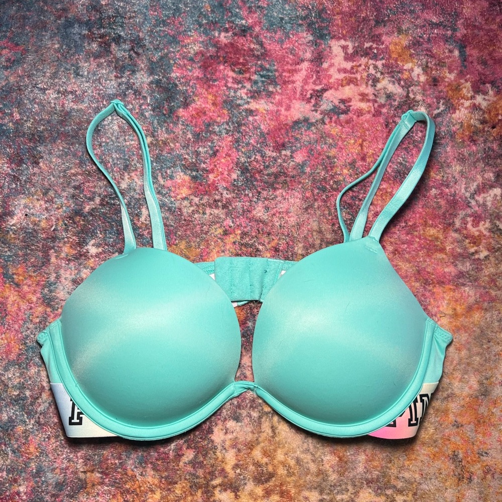 Victorias Secret Turquoise Women's Bra size 34B